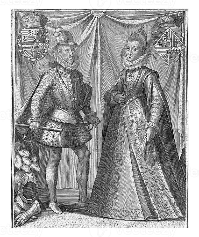 Portrait of Albrecht and Isabella of Austria photo