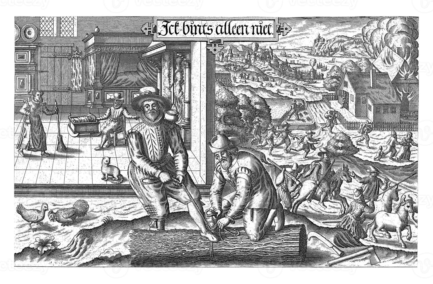 Proverb Ick bints only not photo