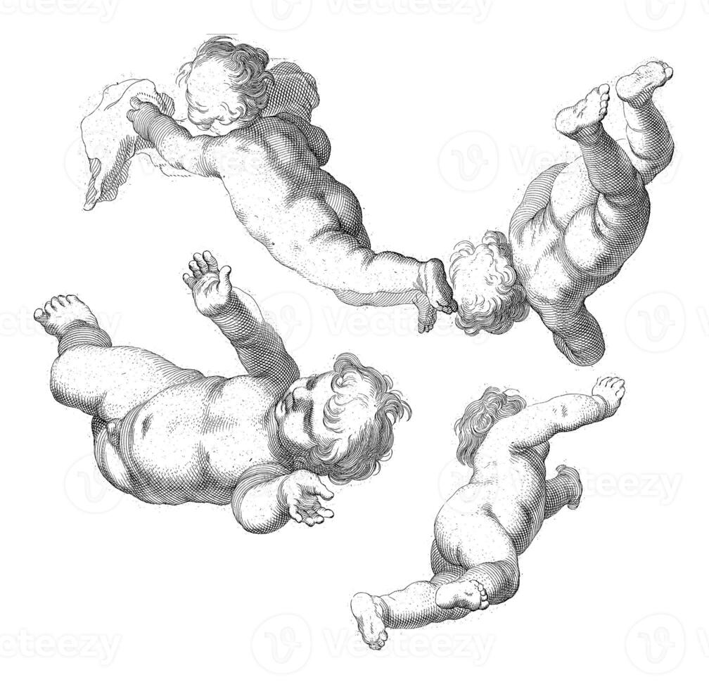 Four Floating Children photo