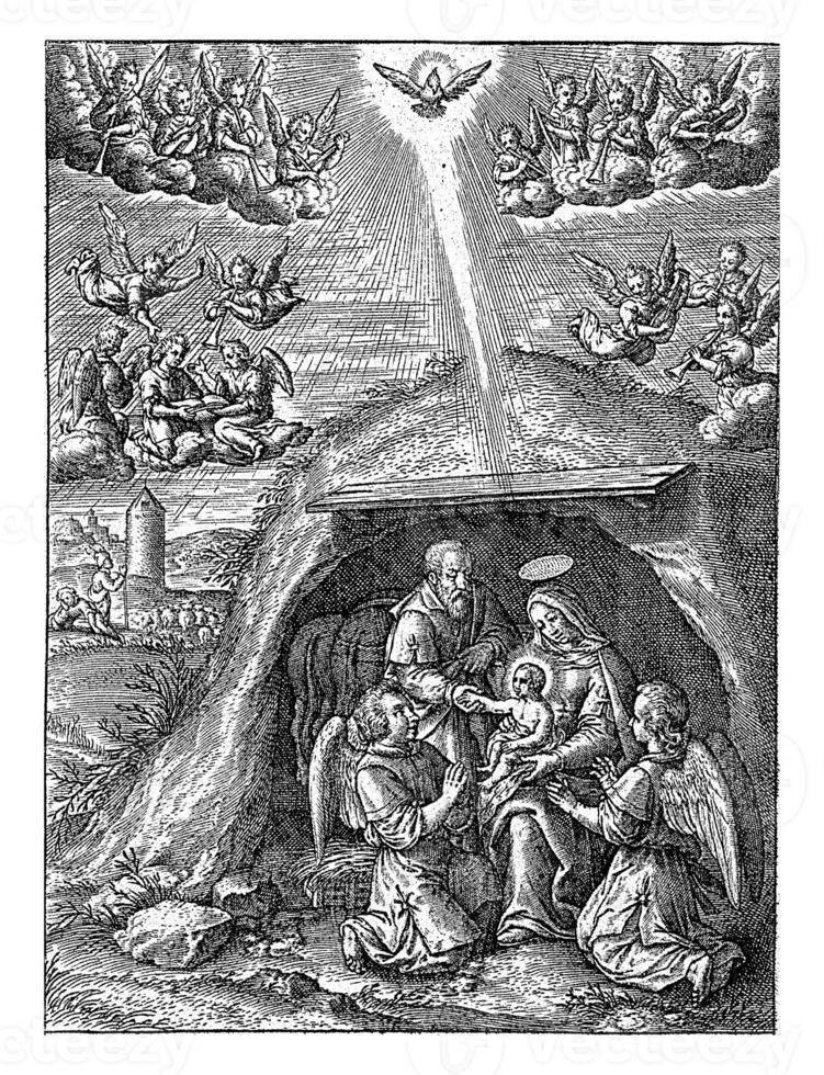 Birth of Christ, Hieronymus Wierix photo