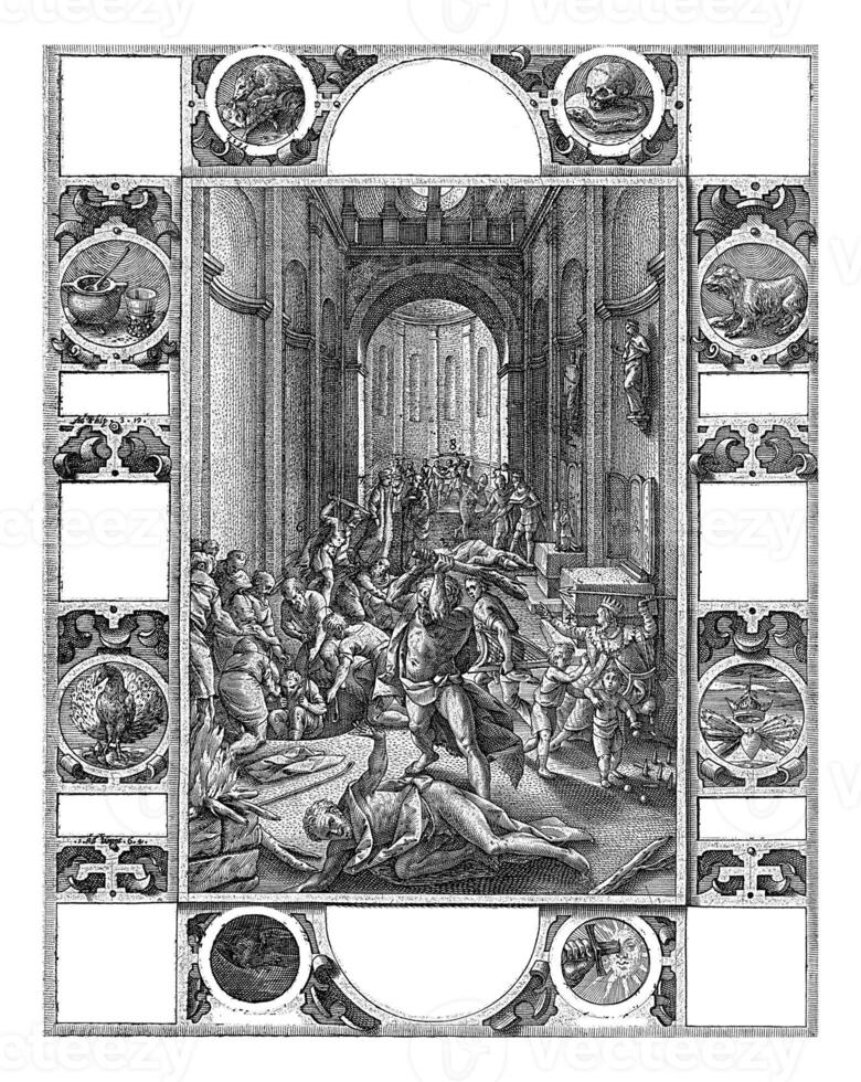 Disagreements within the Church, Hendrick Goltzius, 1578 photo