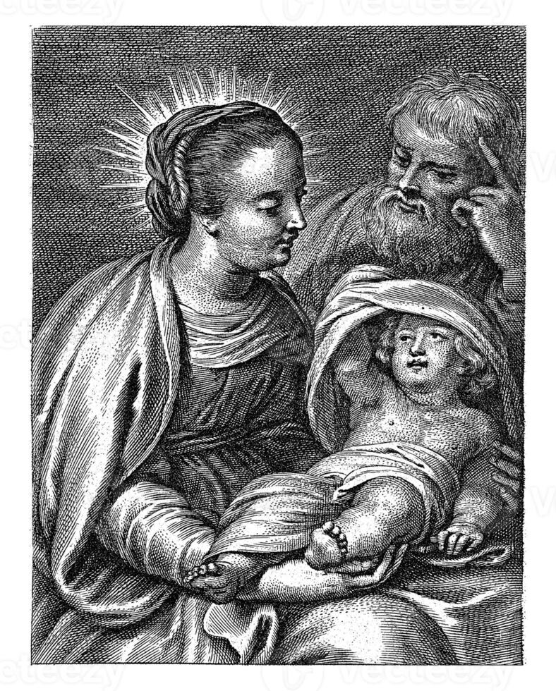 Holy Family, Cornelis Galle photo