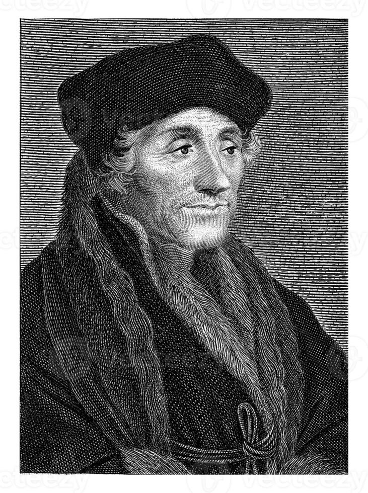 Portrait of Desiderius Erasmus photo