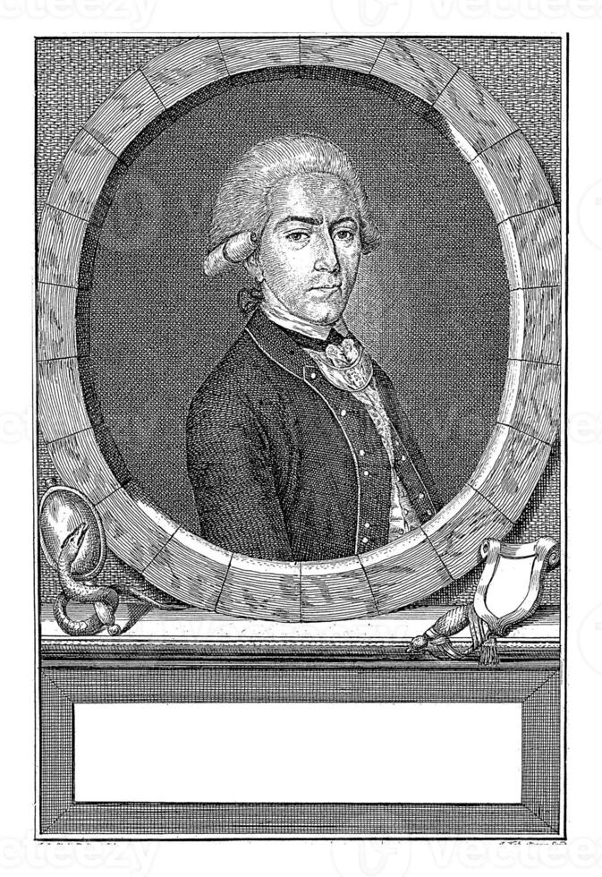 Portrait of Diederik Johan van Hogendorp van Hofwegen photo