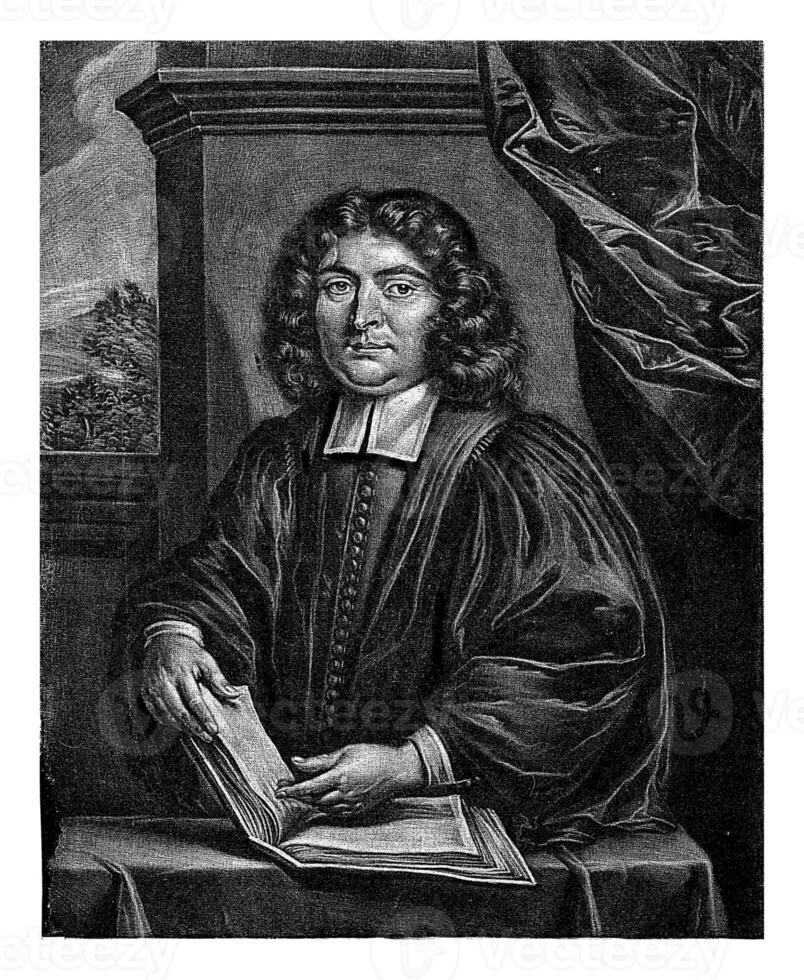 Portrait of Andre Lortie, Paul van Somer II, 1681 photo