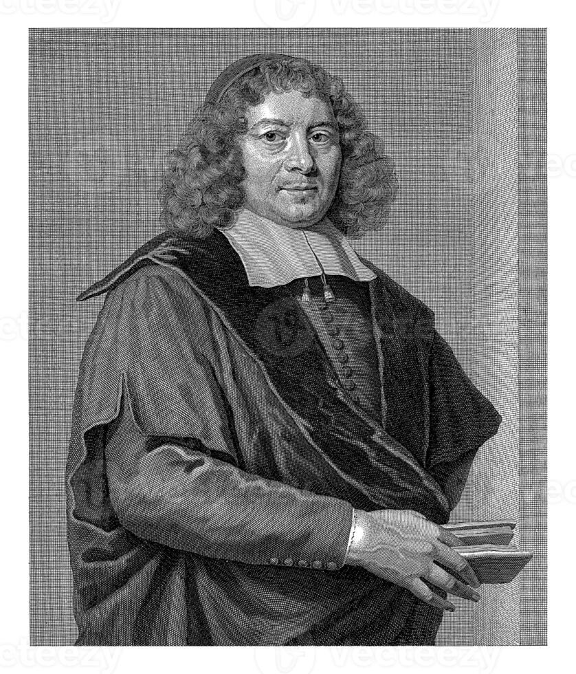 Portrait of Frans Burman I, Johannes Willemsz. Munnickhuysen photo