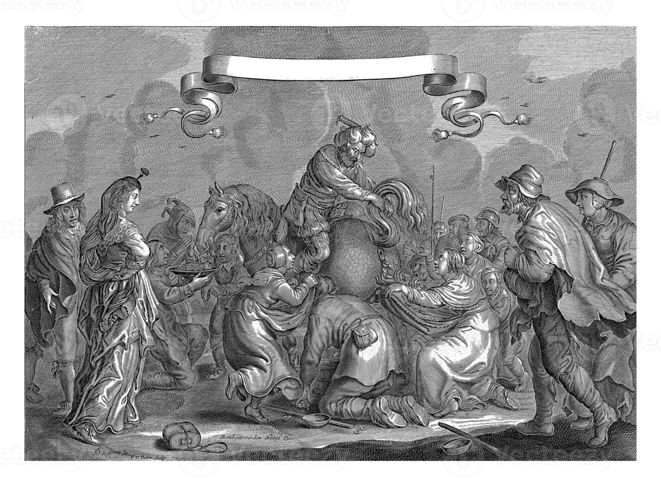 Allegory of a Horse Pooping Gold Coins photo