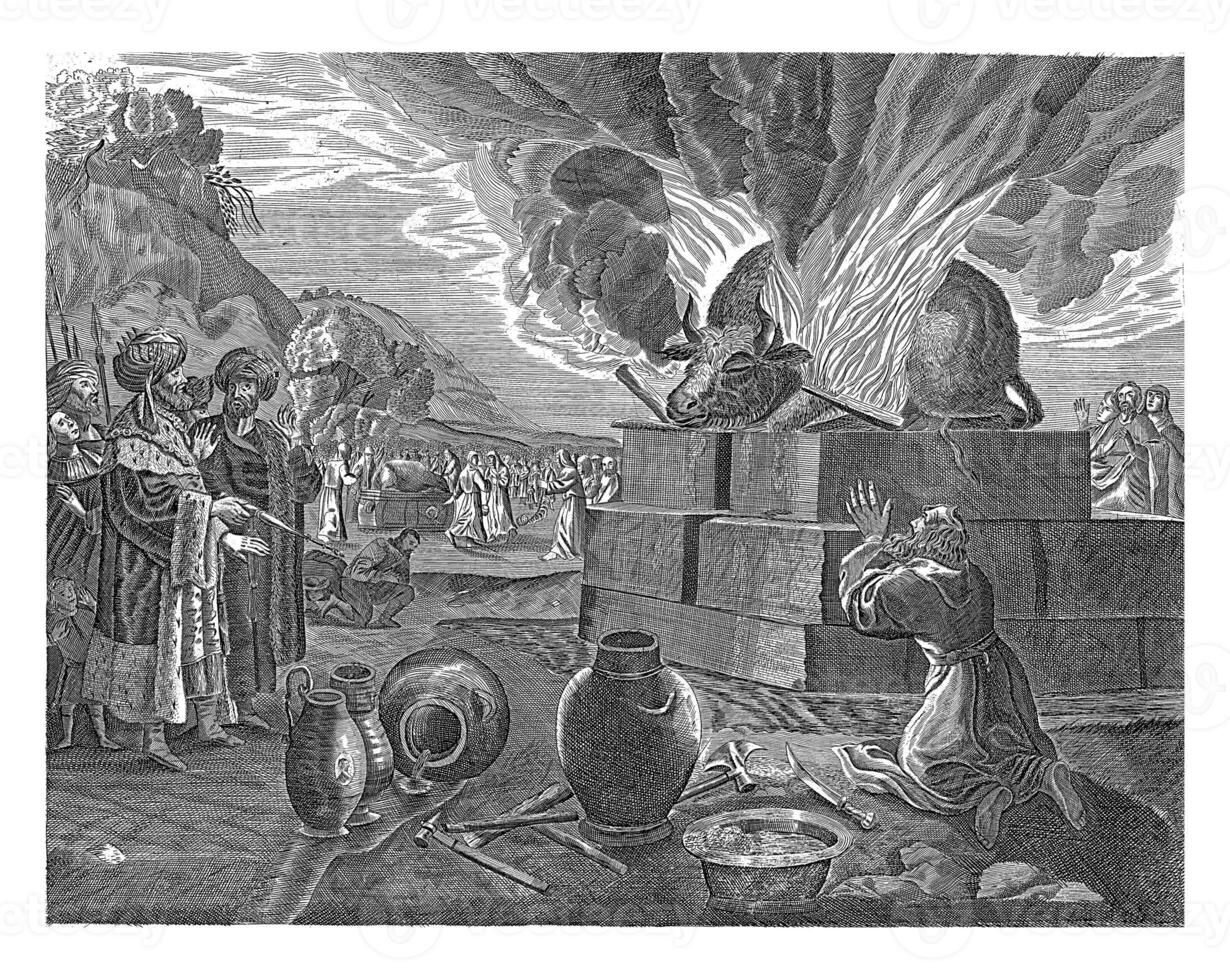 Elijah and the Prophets of Baal photo