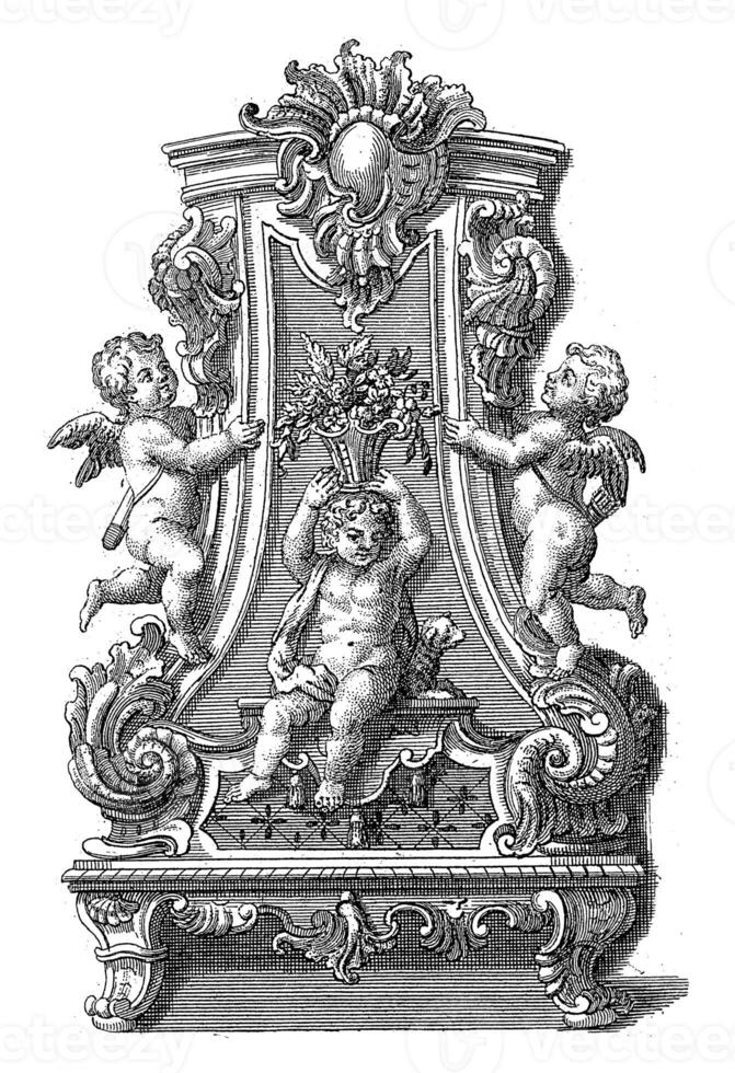 Design for a garden bench photo