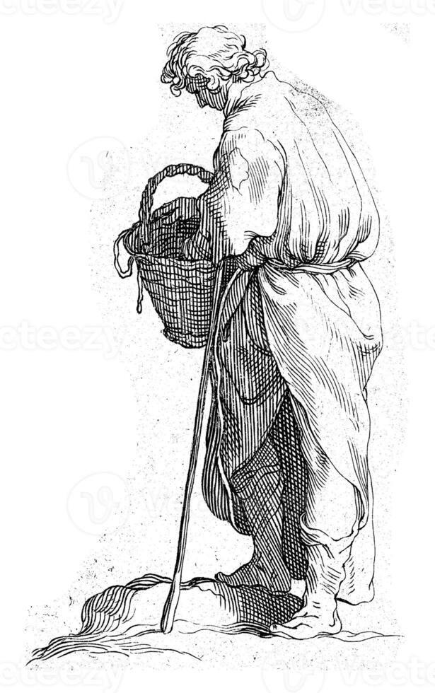 Young farmer, Frederick Bloemaert, after Abraham Bloemaert, after 1635 - 1669 photo