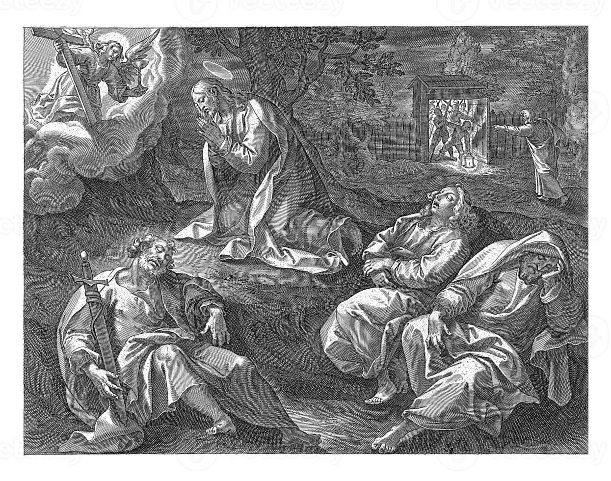 Christ in the Garden of Olives photo