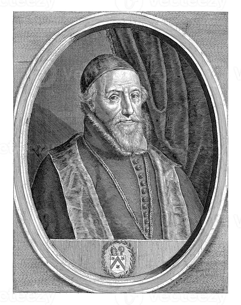 Portrait of Philippe de Caverel, Crispijn van de Passe II, 1633 photo