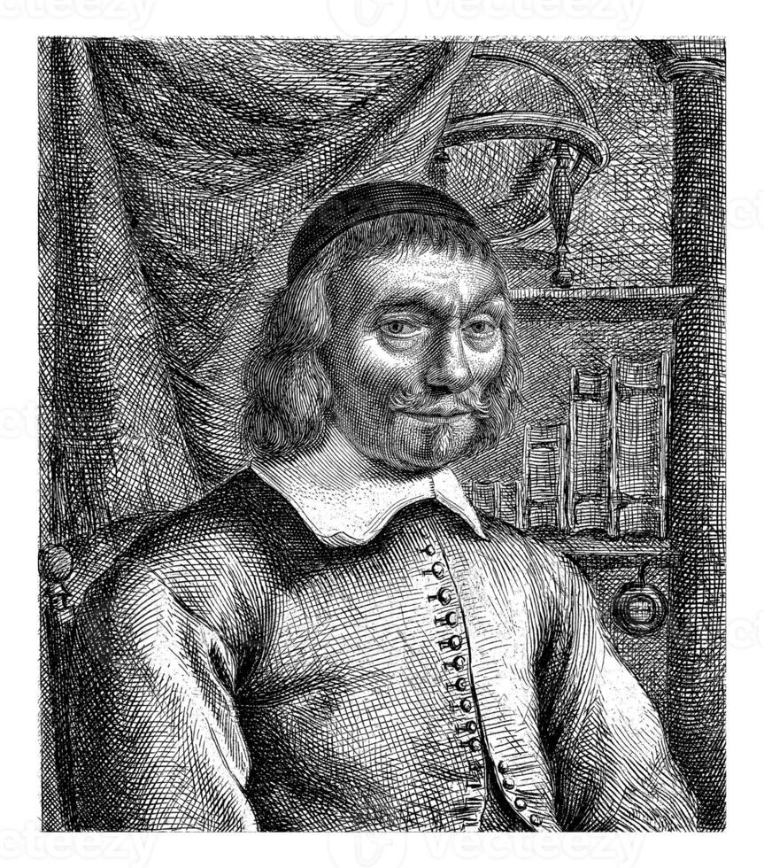 Portrait of a Scholar Francois van Oerle photo