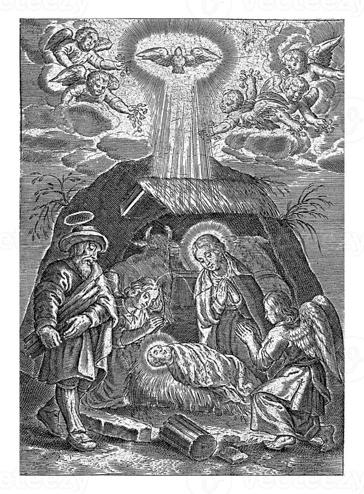 Adoration of Joseph and Mary photo
