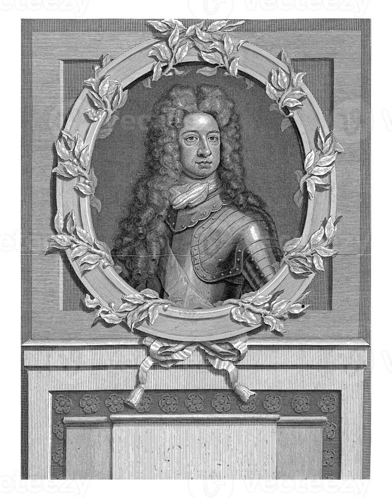 Portrait of George I of Great Britain, Philip of Grace, 1714 - 1732 photo