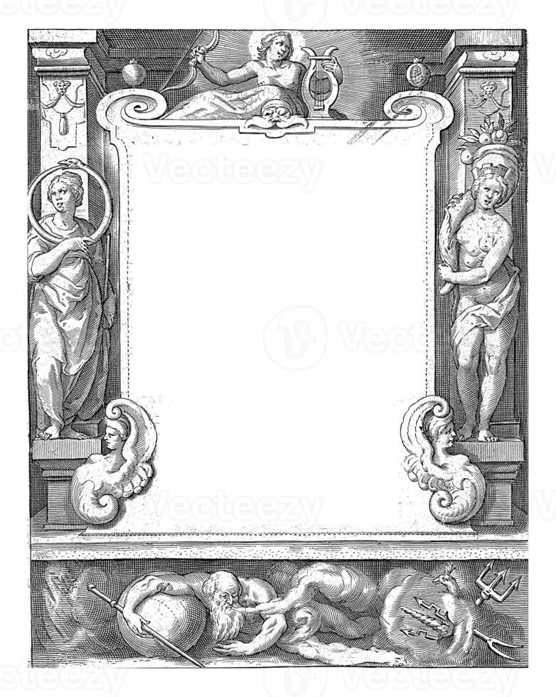 Title page for M. Hamconius, Frisia seu de viris rebusque Frisiae illustribus photo