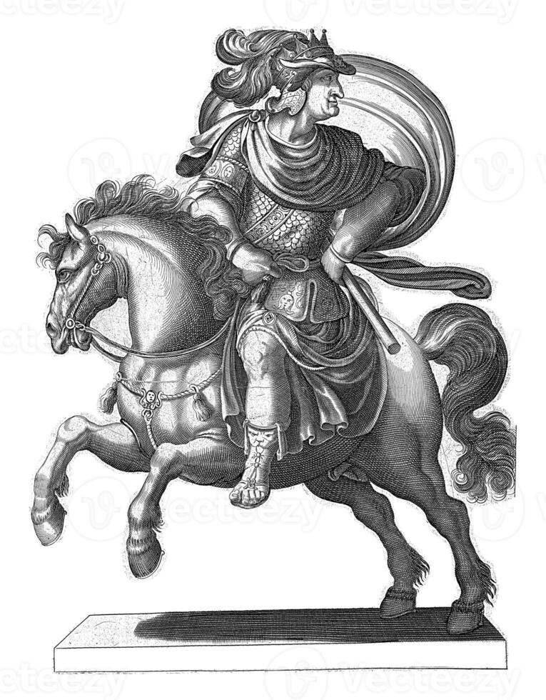 Equestrian Portrait of Emperor Vespasian photo