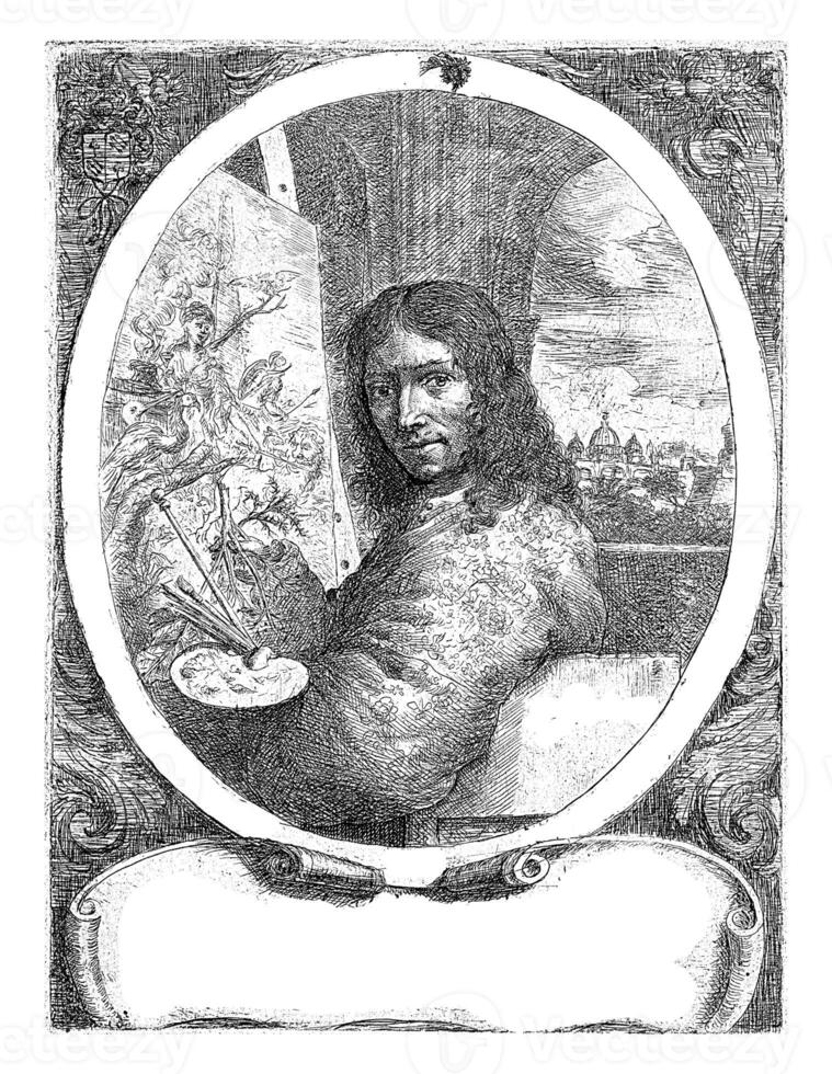 Self-portrait of Pieter van der Hulst photo