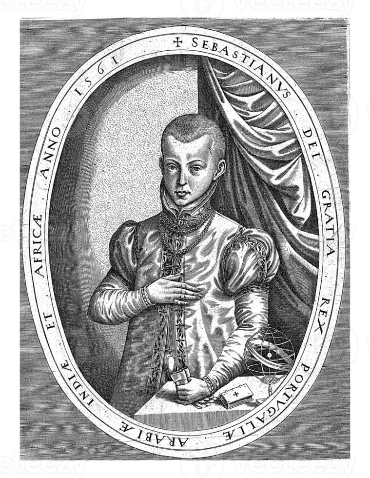 Portrait of Sebastian I of Portugal photo