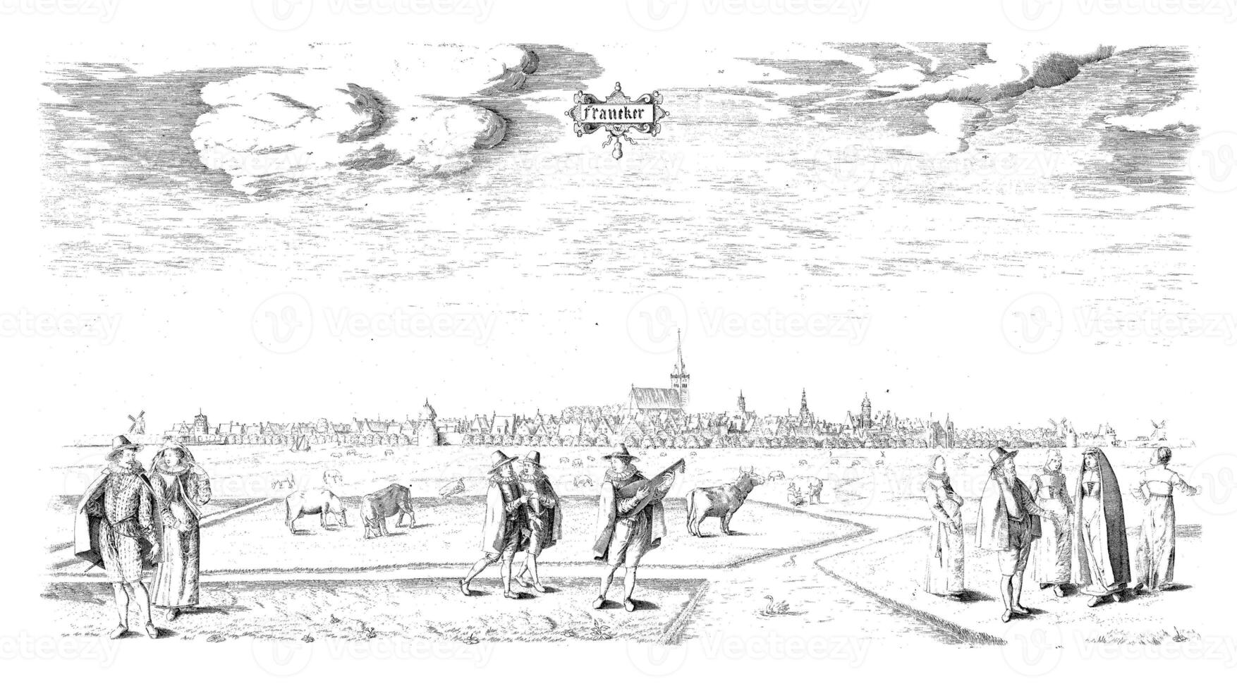 View of Franeker 1598 photo