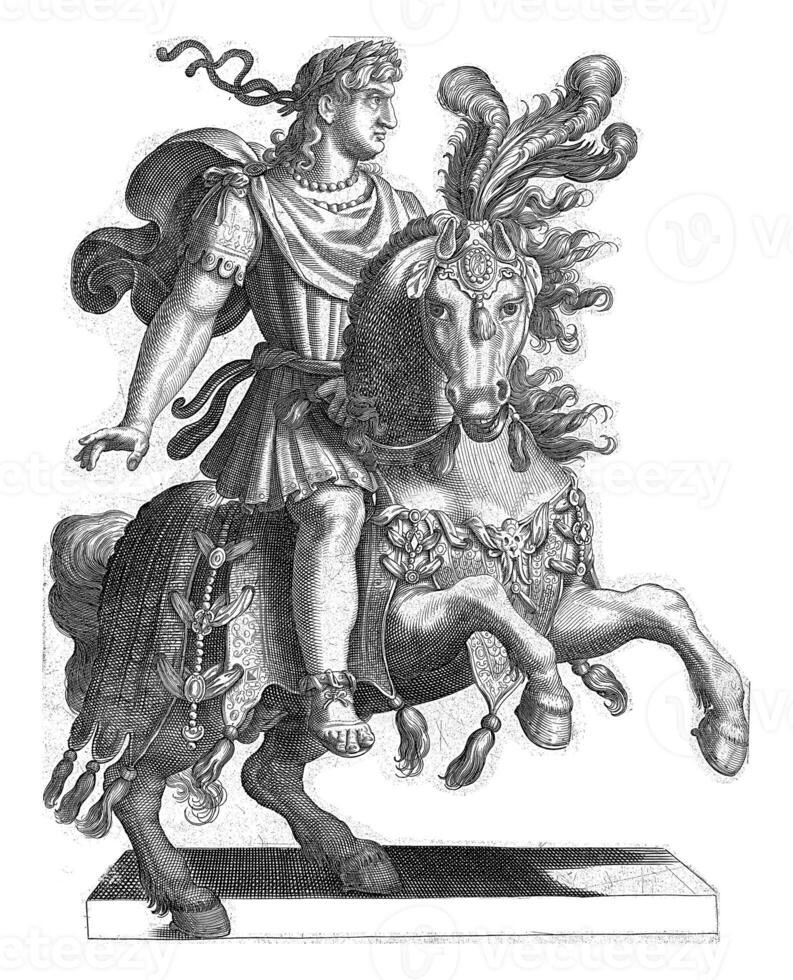 Equestrian Portrait of Emperor Nero photo