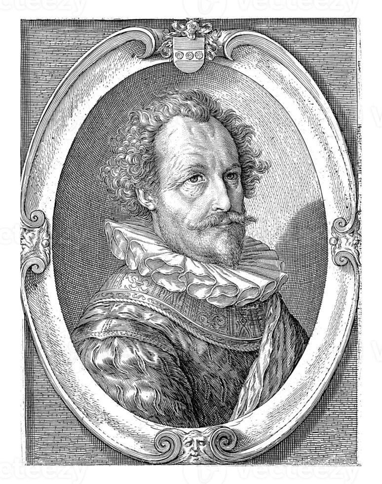 Portrait of an unknown man at the age of 49 photo