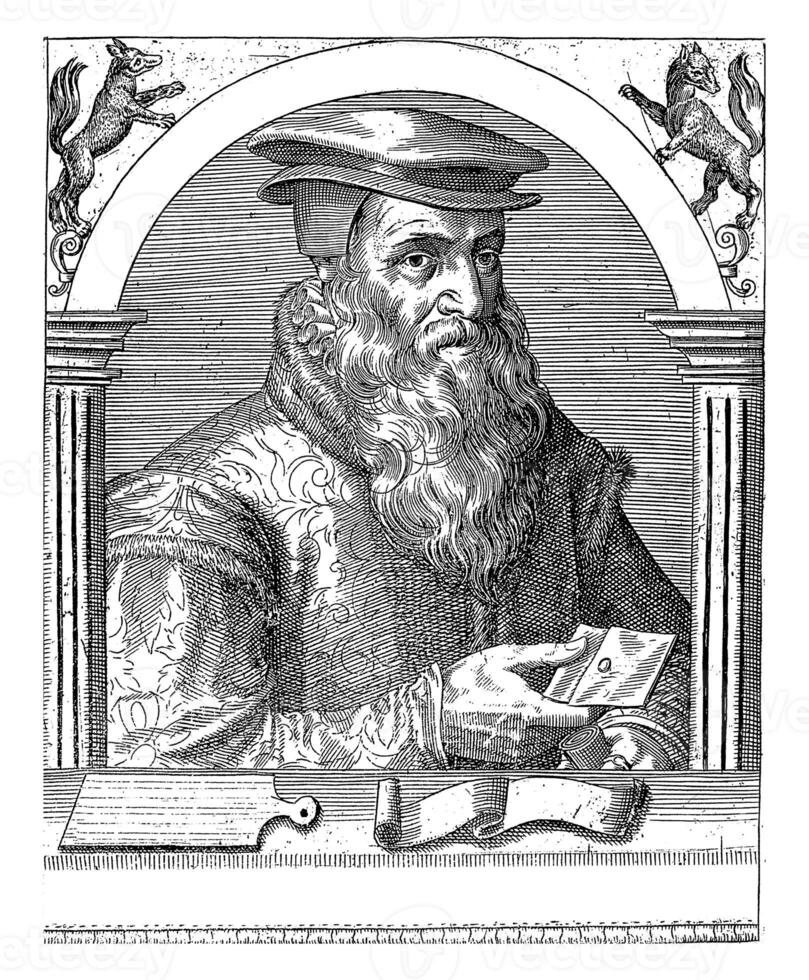 Portrait of Johannes Oporinus photo