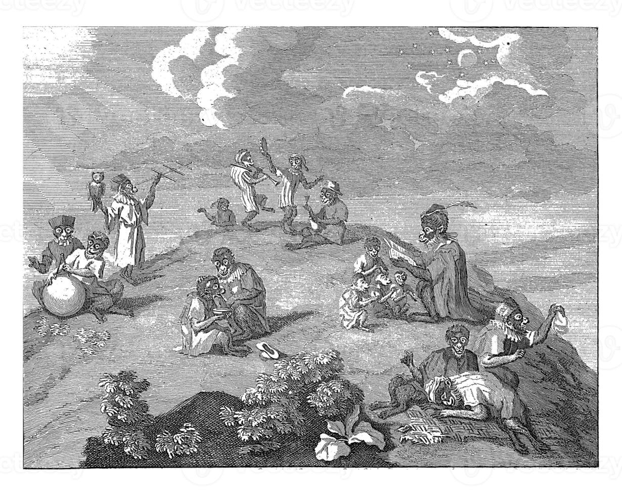 Monkeys on a Mountaintop photo
