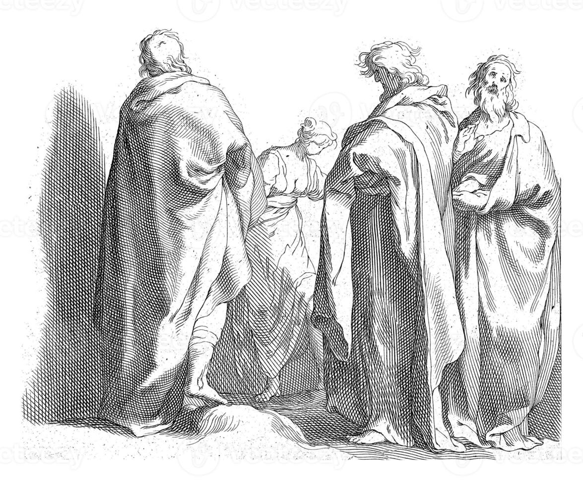 Three Men and a Woman photo