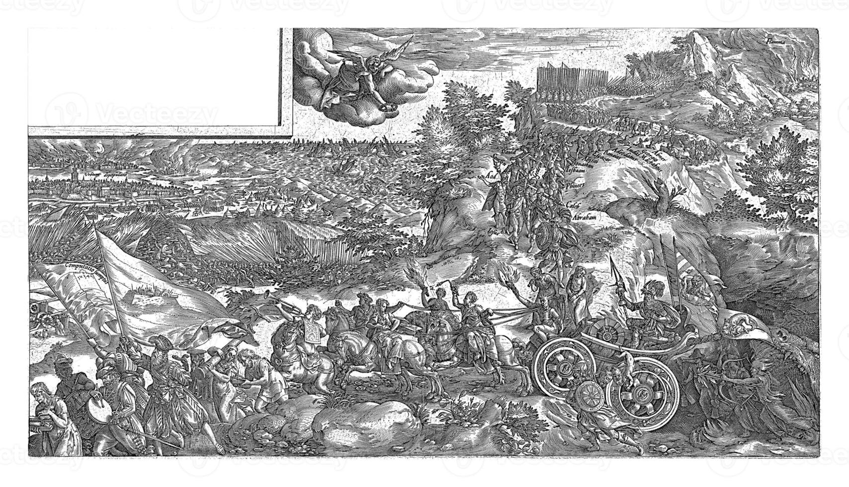 Triumphal Chariot of War, Hendrick Goltzius, 1610 - 1676 photo