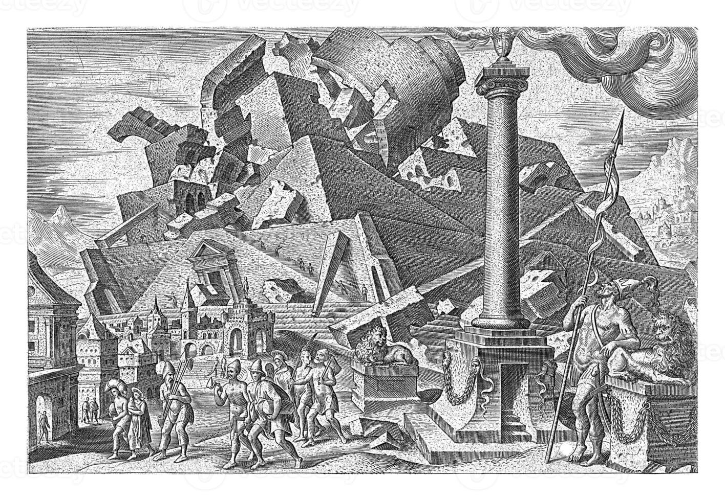 The Destruction of the Tower of Babel photo