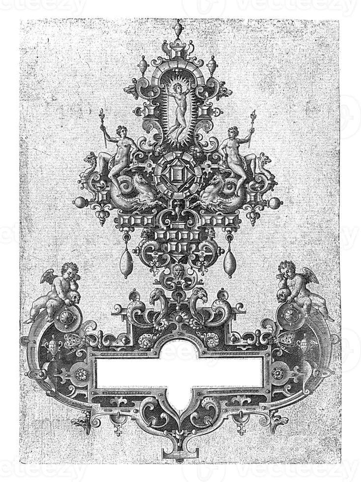 Monilium bullarum inauriumque...icones, anonymous, after Hans Collaert I, 1581 photo