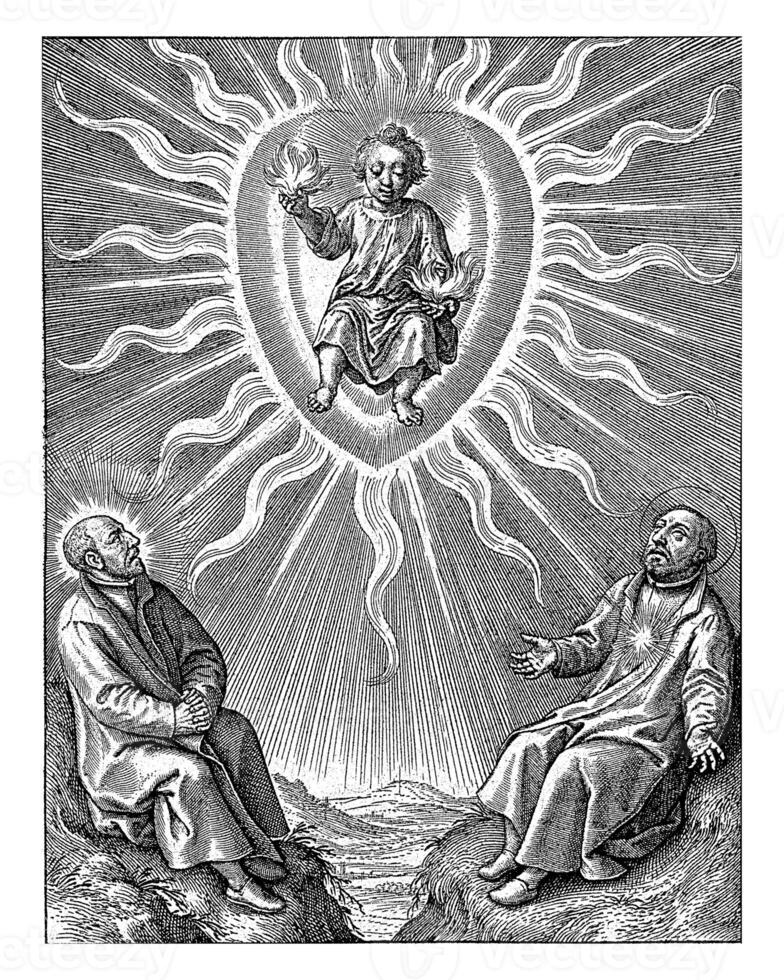 Christ Child in a Flaming Heart photo