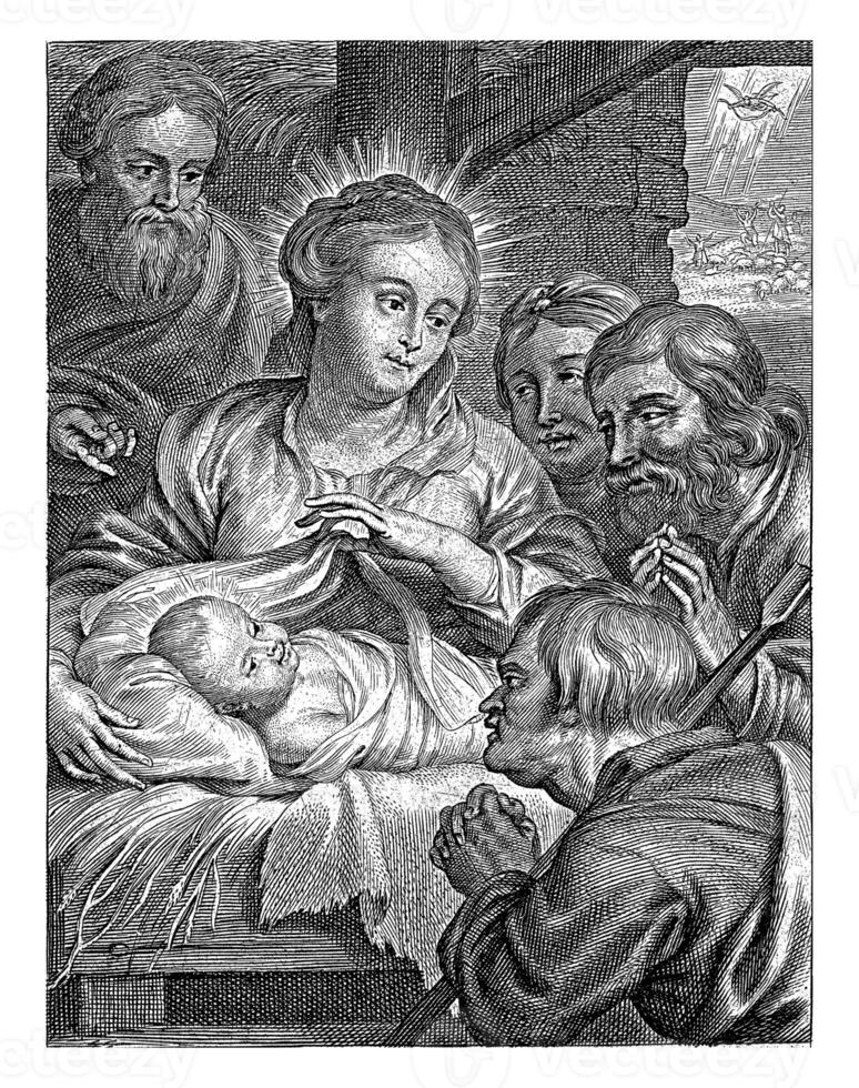 Worship by the shepherds photo