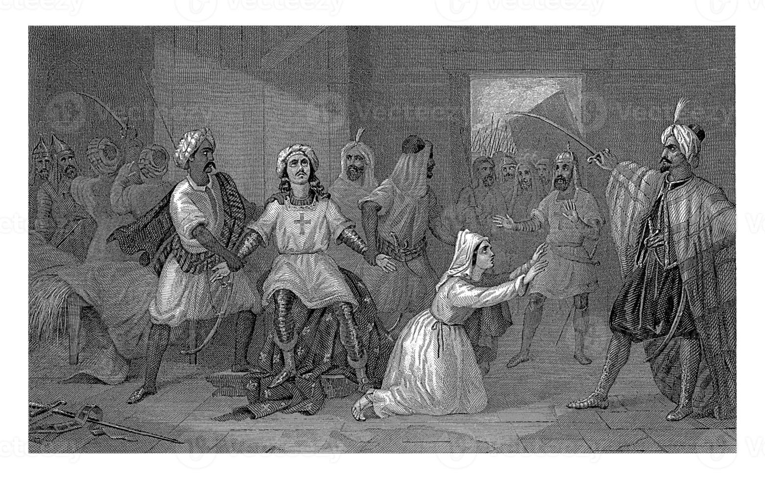 Louis IX during a Crusade photo