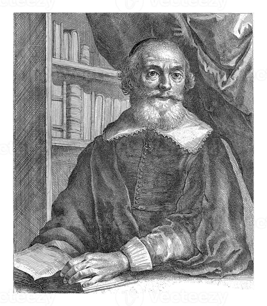 Portrait of Johannes de Laet at the age of sixty photo