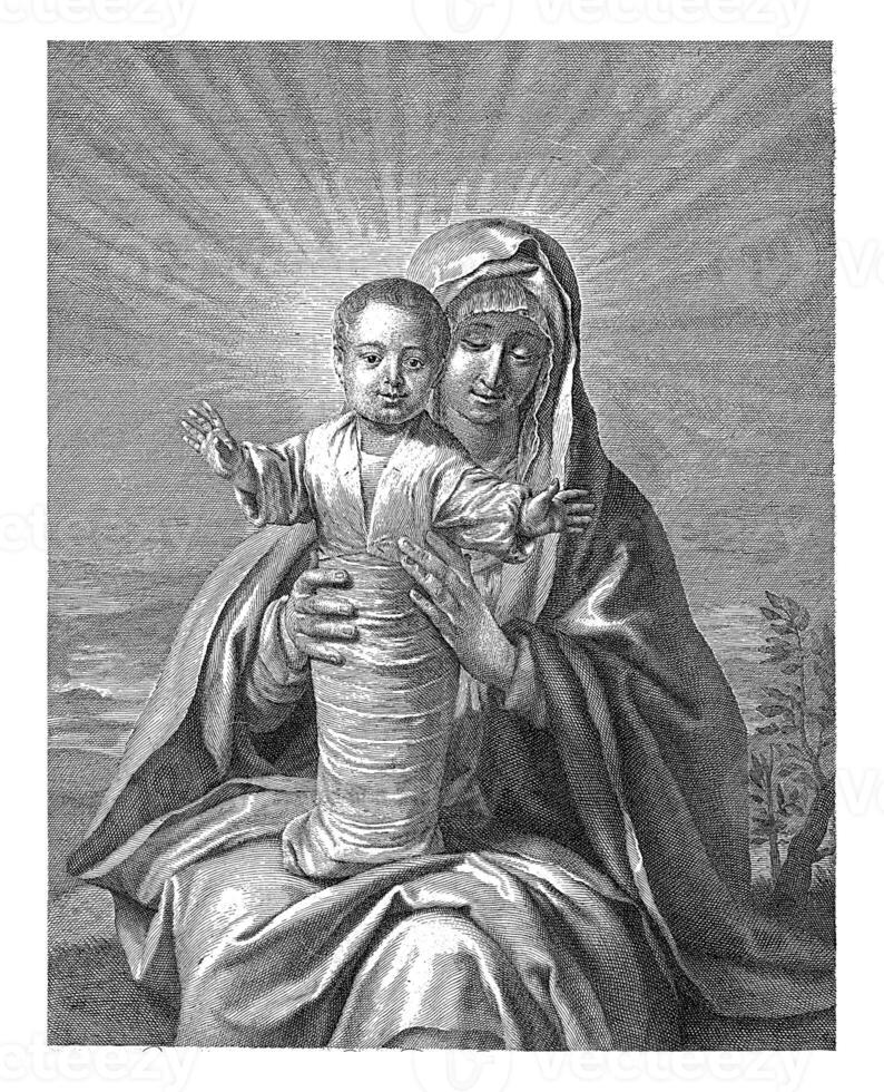 Virgen y niño foto