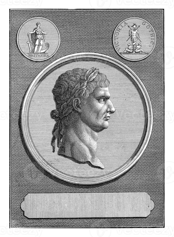 Portrait of Emperor Claudius I photo