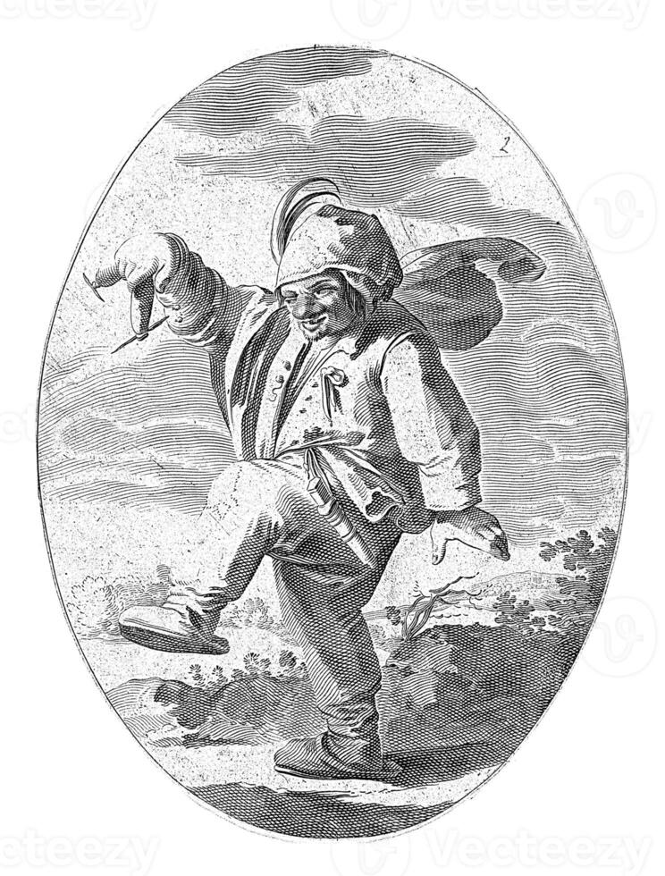 Dancing Peasant with a Sausage photo