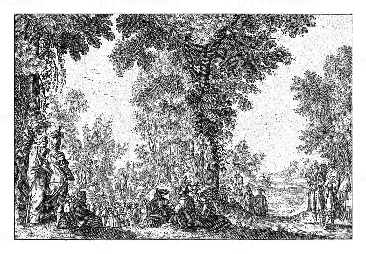 Audience of John the Baptist photo