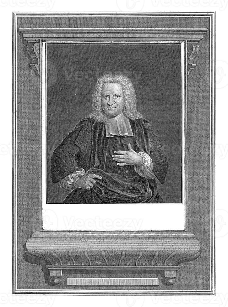 Portrait of Petrus van Musschenbroek photo