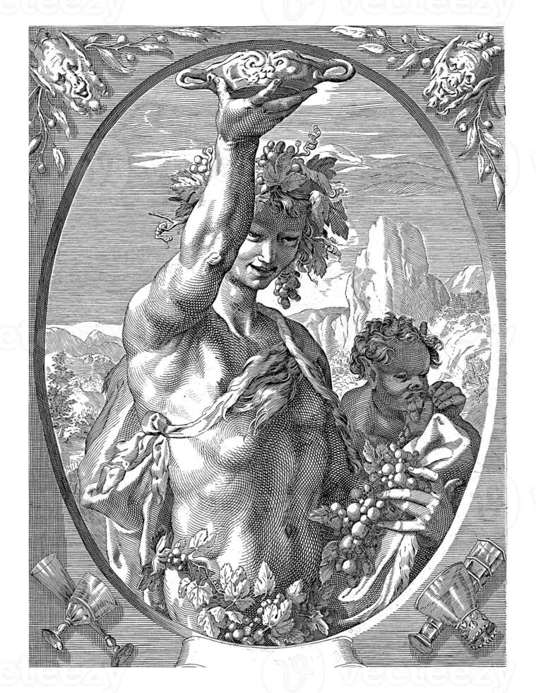 Bacchus, Edouard Taurel, after Jan Saenredam photo