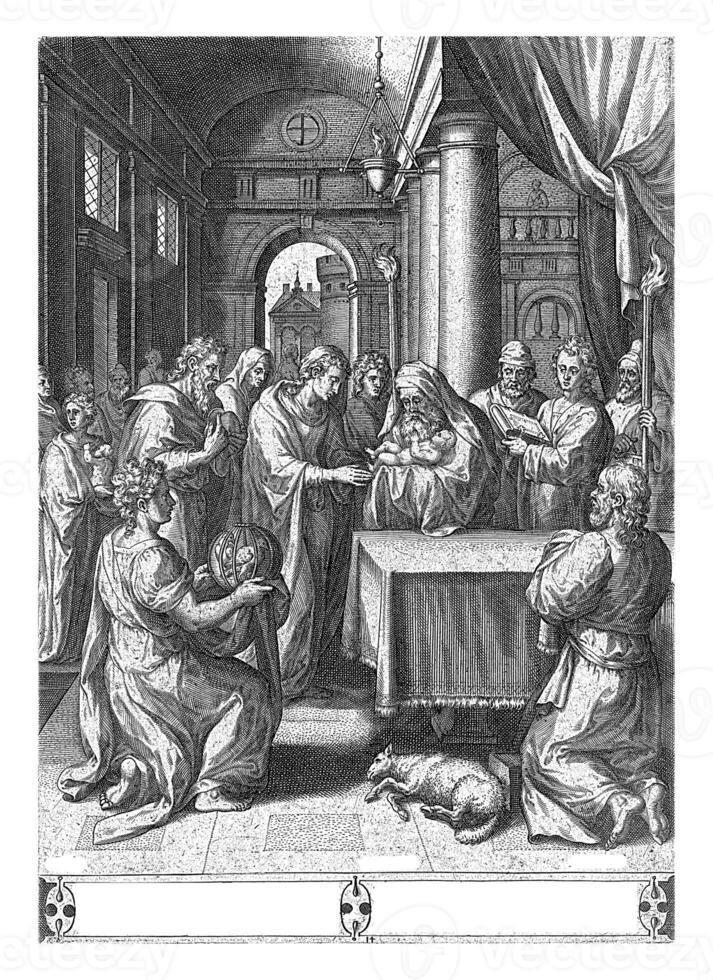 Presentation of Christ in the Temple, Hans Collaert photo