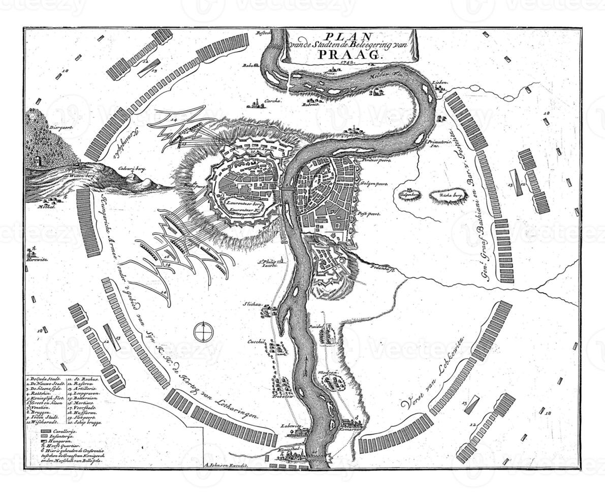 Plan of the Siege of Prague photo