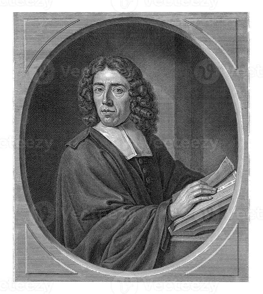 Portrait of Abraham Hellenbroek, Jacob Gole photo