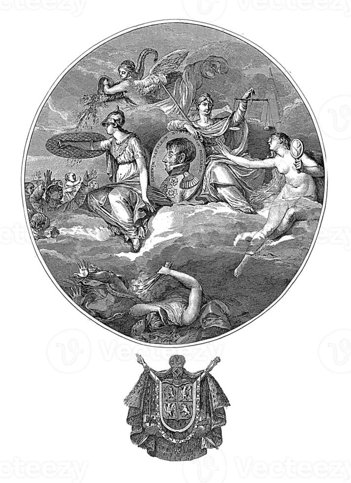 Allegory with the Glorification of Louis Napoleon photo