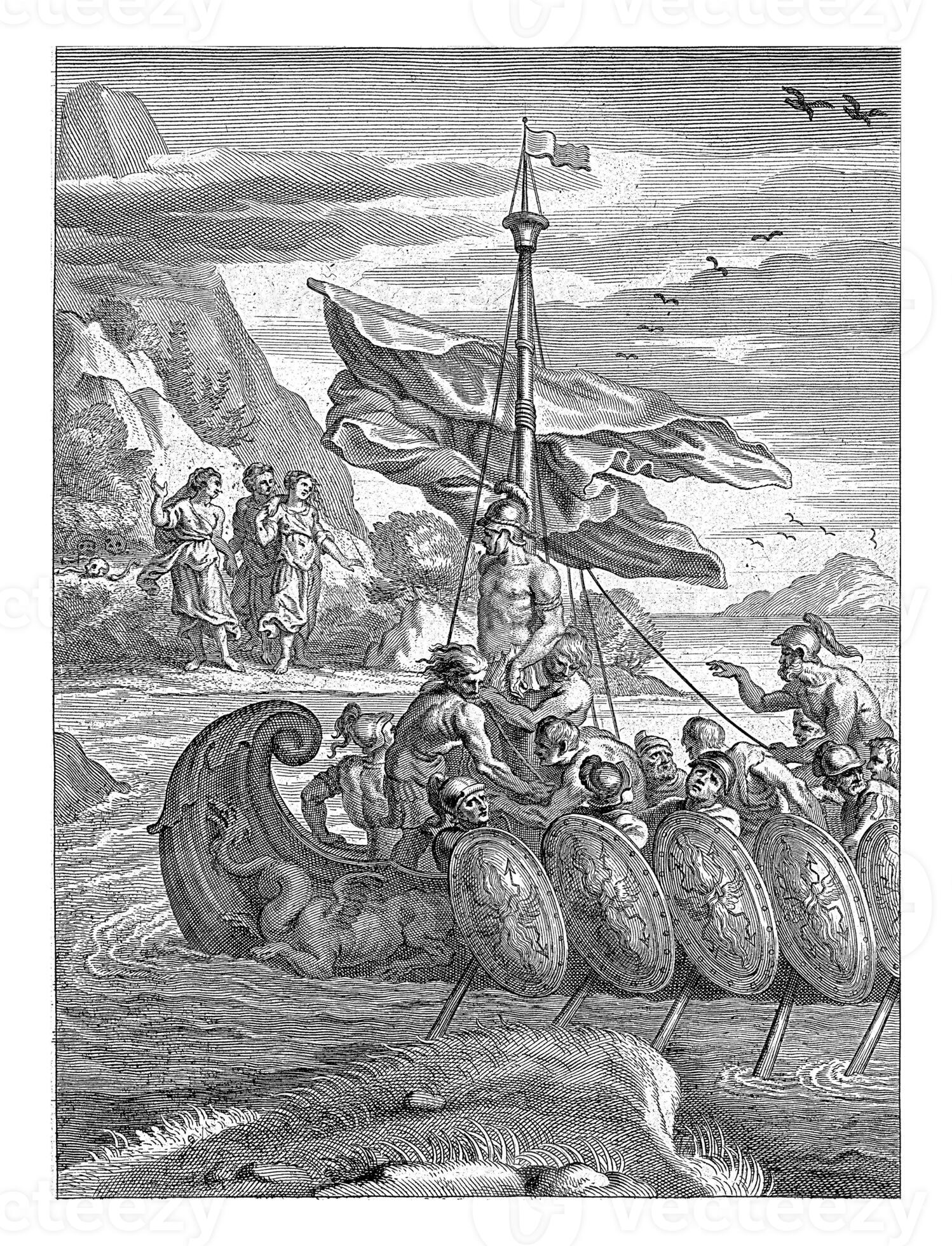 Odysseus and the Sirens 40123419 Stock Photo at Vecteezy