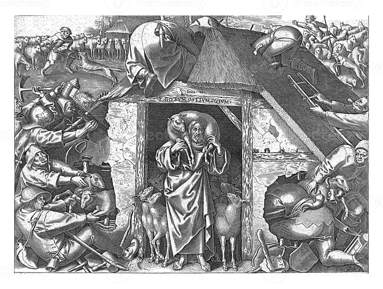 Parable of Christ as the Good Shepherd photo