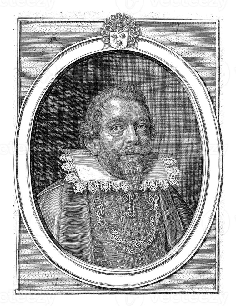 Portrait of Hendrik van Tuyll van Serooskerken, Crispijn van de Passe photo