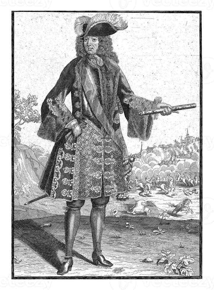 Portrait of Marshal Francois de Neufville, Duke of Villeroy photo